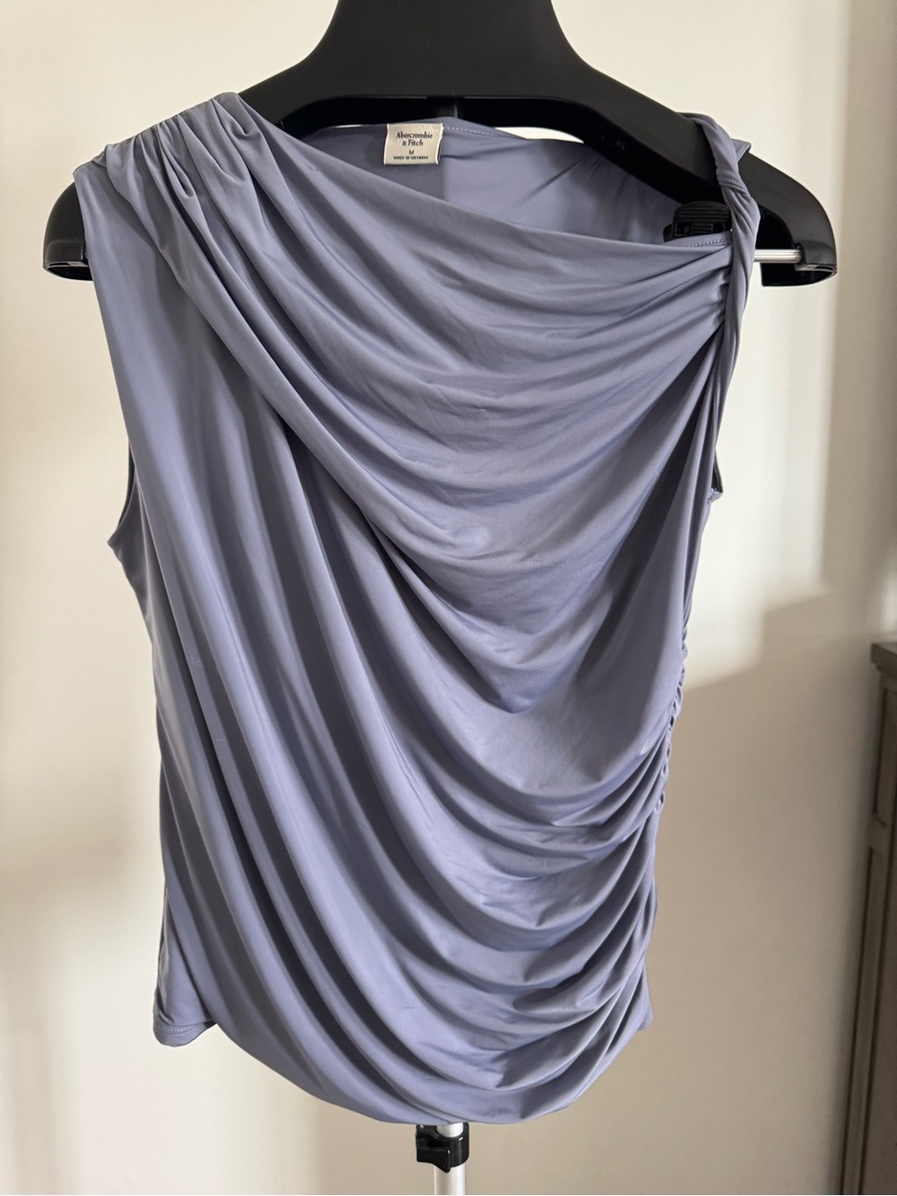 Ambercrombie & Fitch Lavender Draped Sleeveless Top